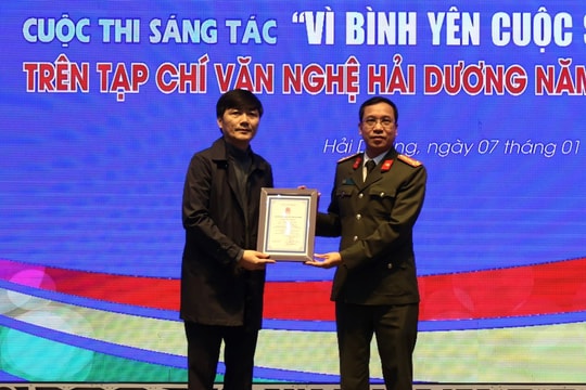 Ca khúc 'Những cánh hạc trắng' đoạt giải nhất Cuộc thi sáng tác 'Vì bình yên cuộc sống'