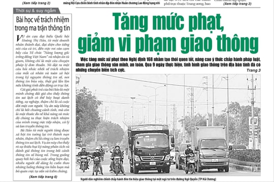 Xem gì trên báo Hải Dương ngày 10/1?