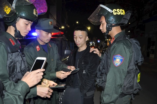 Cảnh sát cơ động Hải Dương bắt giữ đối tượng truy nã Trần Việt Trung