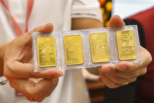 Giá vàng trong nước tăng 600.000 đồng, tiến sát mức 87 triệu đồng