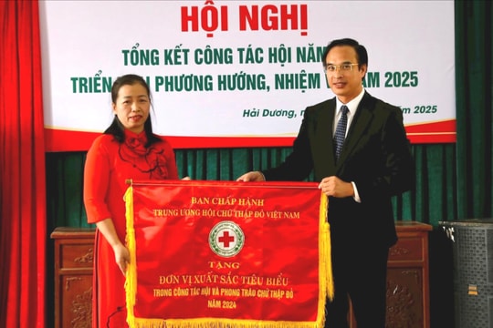 Tổ chức hội nghị điển hình tiên tiến Hội Chữ thập đỏ tỉnh Hải Dương lần thứ V trong năm nay