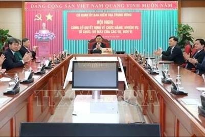 Công bố Quyết định về chức năng, tổ chức Cơ quan Ủy ban Kiểm tra Trung ương
