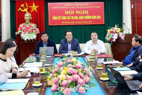Đề nghị Chính phủ tặng Cờ thi đua cho Ban Tổ chức Tỉnh ủy Hải Dương