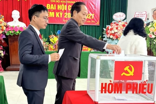 3 đảng bộ cấp huyện đã hoàn thành đại hội chi bộ trực thuộc đảng ủy cơ sở