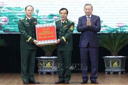 Tổng Bí thư Tô Lâm thăm, làm việc tại Bộ Tư lệnh Bộ đội Biên phòng