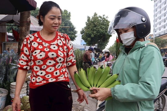 Giá chuối Tết ở Hải Dương cao ngất ngưởng