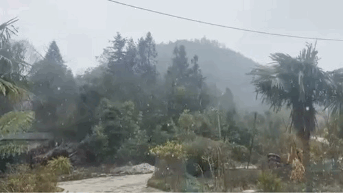 Tuyết rơi ở Hà Giang