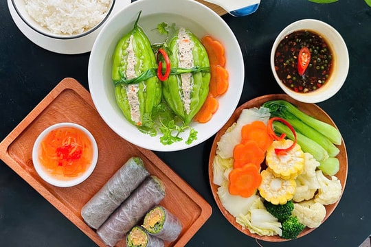 Mâm cỗ chay cúng Tết giá bình dân hút khách