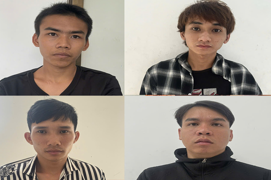 Công an TP Hồ Chí Minh bắt 4 đối tượng rủ nhau đi cướp ngày Tết