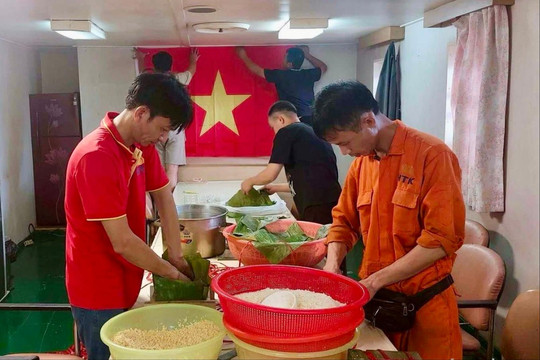 Tết của những thuyền viên quê Hải Dương trên tàu viễn dương