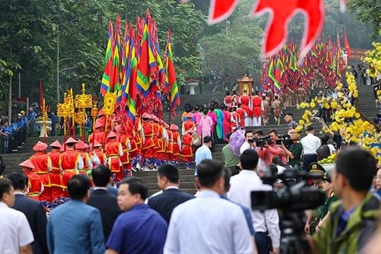 Giỗ Tổ Hùng Vương và Tuần Văn hóa - Du lịch Đất Tổ góp phần quảng bá di sản