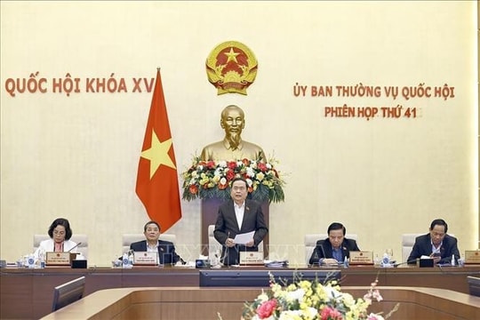 Phiên họp thứ 42 của Ủy ban Thường vụ Quốc hội khai mạc ngày mai