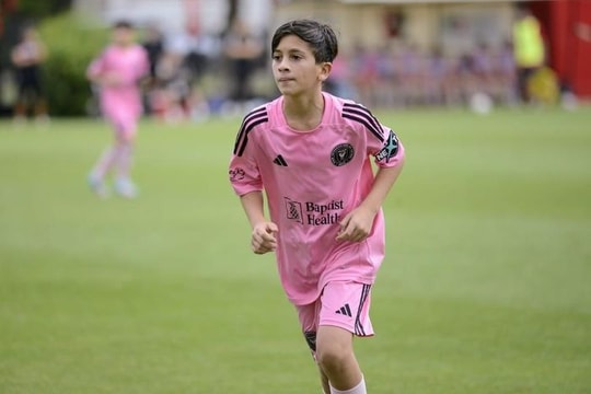 Con trai Lionel Messi ghi 11 bàn trong 1 trận đấu