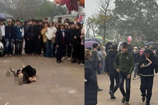 Điều tra vụ một người bị đâm trọng thương tại lễ hội chùa Đậu