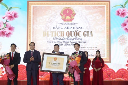 Pháo đài Đồng Đăng được xếp hạng Di tích lịch sử quốc gia