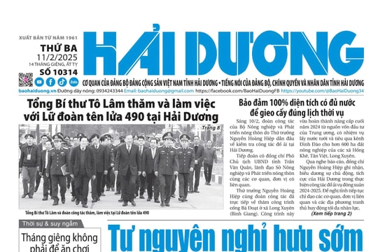 Xem gì trên báo Hải Dương ngày 11/2?