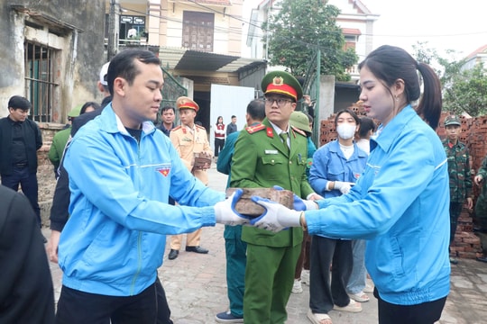 Gần 1.700 ngày công của thanh niên Hải Dương hỗ trợ xóa nhà tạm, nhà dột nát