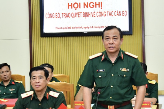 Thiếu tướng Vũ Văn Điền giữ chức Tư lệnh Bộ Tư lệnh TP Hồ Chí Minh