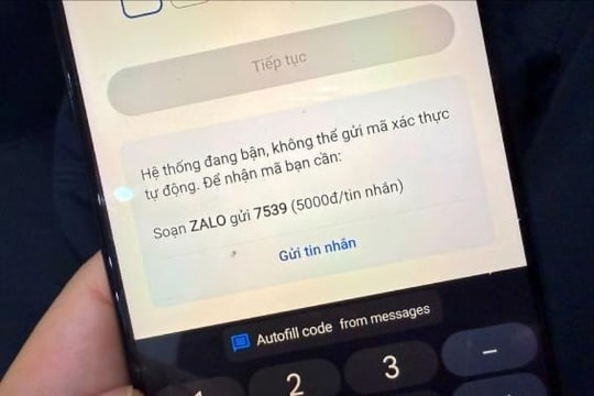 Người dùng phải trả tiền để tạo tài khoản Zalo