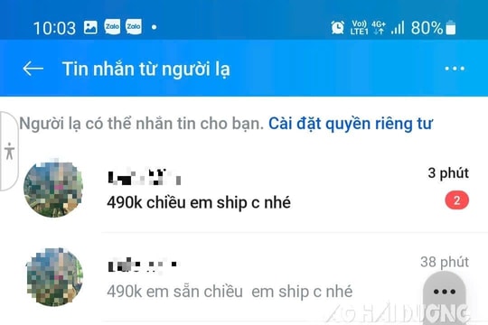 Lấy thông tin Facebook của người bán hàng, lập tài khoản Zalo giống hệt để lừa đảo