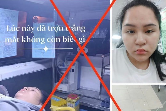 Thông tin 'dừng xe nói chuyện, bị bỏ thuốc' là sai sự thật