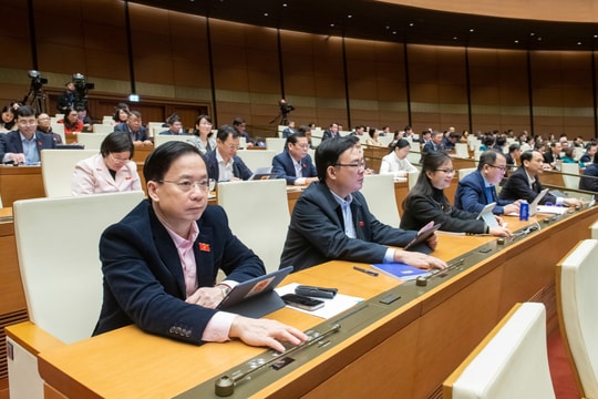 Quốc hội biểu quyết thông qua Luật Tổ chức Chính phủ (sửa đổi) với tỷ lệ tán thành cao