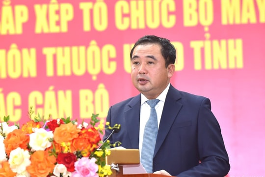 Hải Dương công bố quyết định thành lập và bổ nhiệm lãnh đạo 5 sở mới