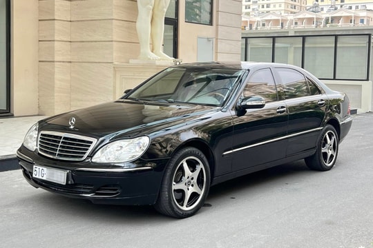 Xe sang Mercedes-Benz S500 21 năm tuổi bán giá 99 triệu đồng