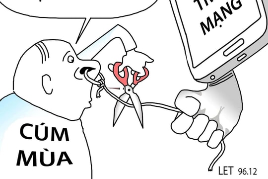 Không mua thuốc trị cúm mùa qua mạng