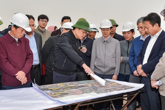 Chủ tịch UBND tỉnh Hải Dương Lê Ngọc Châu kiểm tra tiến độ thi công một số công trình đầu tư công