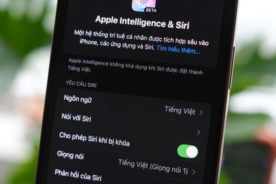 Sau 14 năm, người dùng có thể thử nghiệm Siri tiếng Việt