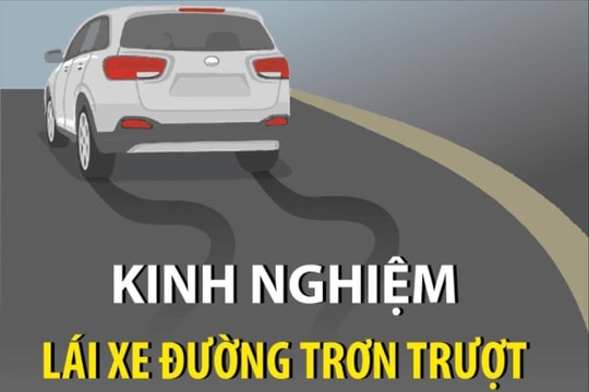 Kinh nghiệm lái xe an toàn trên đường trơn trượt