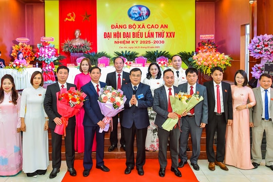 Đại hội Đảng bộ xã Cao An thành công tốt đẹp