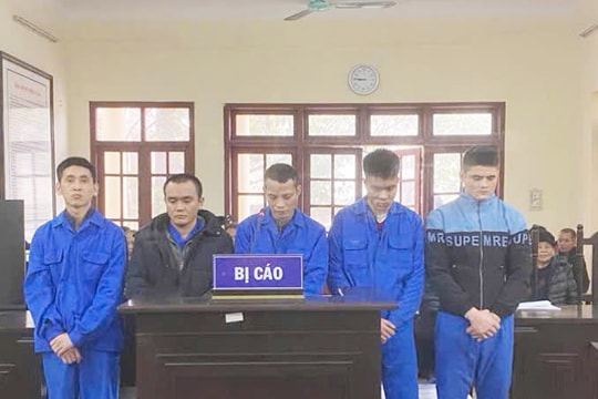 Góp tiền cùng mua ma túy về sử dụng, 5 thanh niên ở Kim Thành lĩnh án