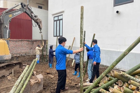 Kim Thành huy động trên 300 ngày công hỗ trợ các gia đình xây dựng, sửa chữa nhà ở