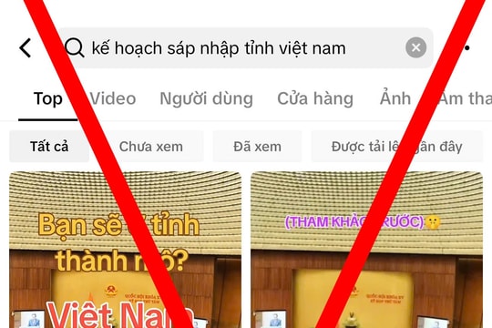 Lan truyền thông tin chưa chính thức về việc sáp nhập tỉnh, thành phố sẽ bị phạt