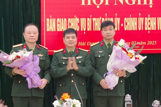 Thượng tá Đỗ Đình Vương giữ chức Chính ủy Bệnh viện Quân y 7