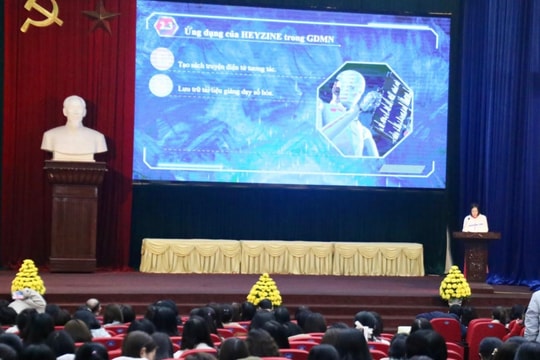 Giáo viên mầm non Hải Dương học cách ứng dụng trí tuệ nhân tạo vào giảng dạy