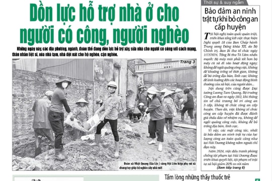 Xem gì trên báo Hải Dương ngày 28/2?