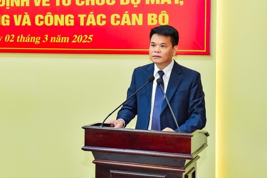 Đảng ủy UBND tỉnh Hải Dương công bố các quyết định về tổ chức bộ máy