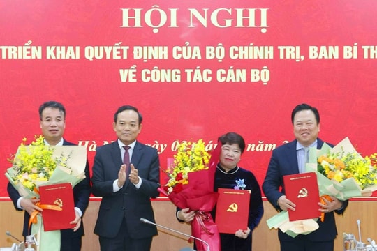 Bổ nhiệm 3 Phó Trưởng Ban Chính sách, chiến lược Trung ương