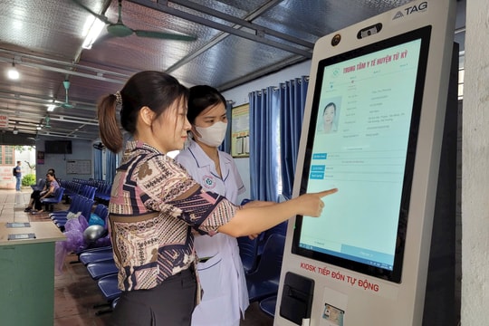 12 cơ sở y tế ở Hải Dương triển khai kiosk đăng ký khám bệnh tự động