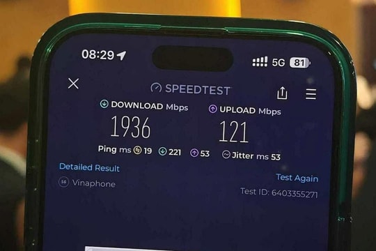 Internet di động Việt Nam tăng 15 bậc trên bảng xếp hạng thế giới