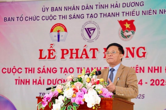 Hải Dương phát động Cuộc thi Sáng tạo thanh thiếu niên, nhi đồng lần thứ 19