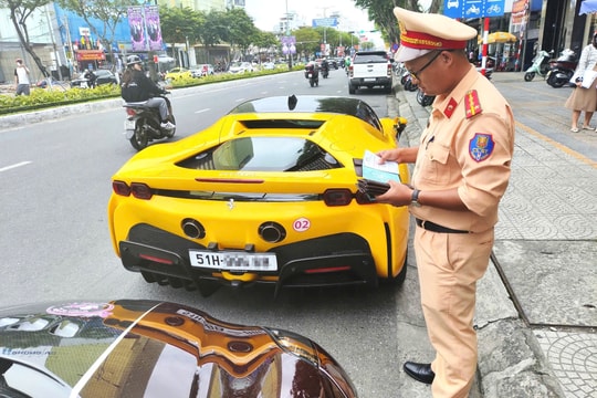 Chủ dàn siêu xe vượt đèn đỏ ở Đà Nẵng bị phạt tổng cộng 167 triệu đồng