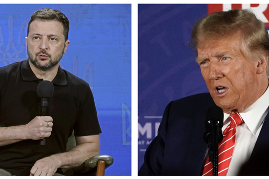 Tổng thống Trump và Tổng thống Zelensky thông báo kết quả điện đàm song phương