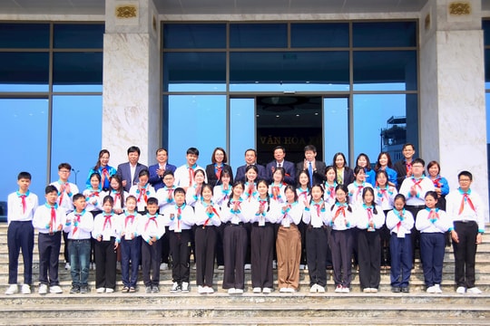 Hai Duong has 7 children attending the National Uncle Ho's Good Children Congress
