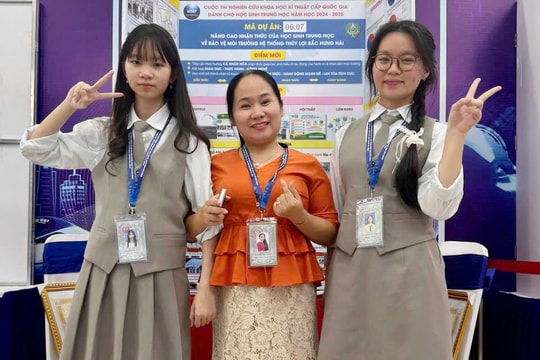Học sinh Hải Dương đoạt giải nhì Cuộc thi khoa học kỹ thuật cấp quốc gia