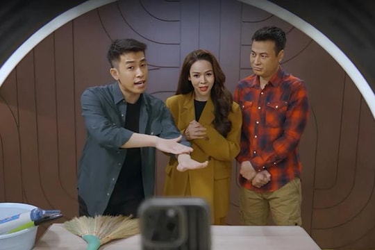 'Gặp nhau cuối tuần' đả kích việc livestream, quảng cáo sai sự thật