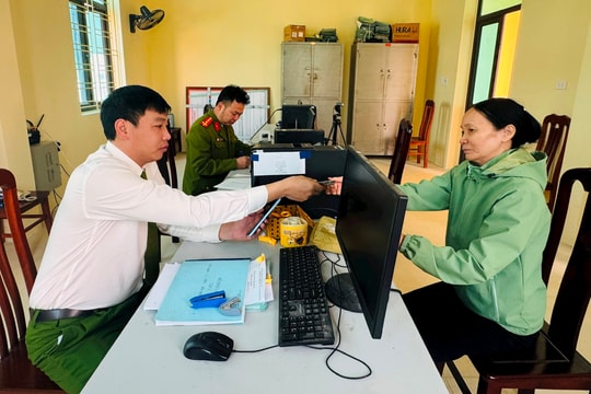Công an xã Thống Kênh kiểu mẫu